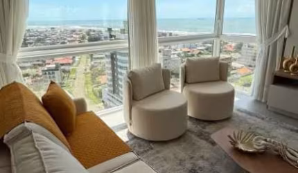 APARTAMENTO MOBILIADO E DECORADO COM VISTA PARA O MAR EM TRAMANDAÍ