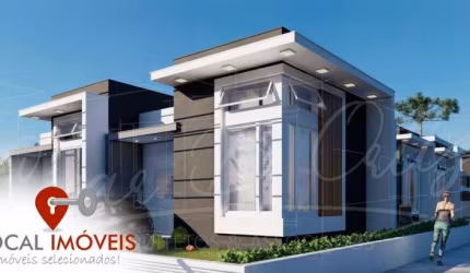 CASA NOVA GEMINADA COM EXCELENTE PADRÃO CONSTRUTIVO E FINO ACABAMENTO