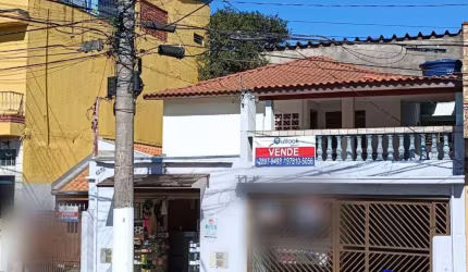 Sobrado com 3 casas e 1 salão comercial á venda, 138 m² por R$ 420.000 - Vila Palmeiras - São Paulo/São Paulo