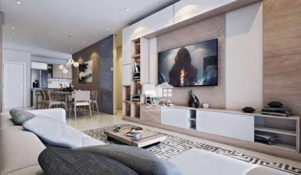 Apartamento com 2 dormitórios à venda, 80 m² por R$ 699.967,00 - Vila Guilhermina - Praia Grande/SP