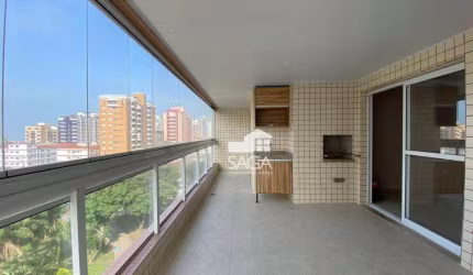Apartamento com 3 dormitórios à venda, 154 m² por R$ 1.390.000,00 - Vila Guilhermina - Praia Grande/SP