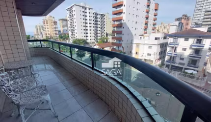 Apartamento com 2 dormitórios à venda, 85 m² por R$ 480.000,00 - Vila Guilhermina - Praia Grande/SP