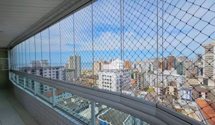 Apartamento com 3 dormitórios, 134 m² - venda por R$ 750.000,00 ou aluguel por R$ 5.500,00/mês - Vila Guilhermina - Praia Grande/SP
