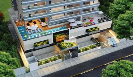 Apartamento com 2 dormitórios à venda, 101 m² por R$ 900.292,48 - Canto do Forte - Praia Grande/SP