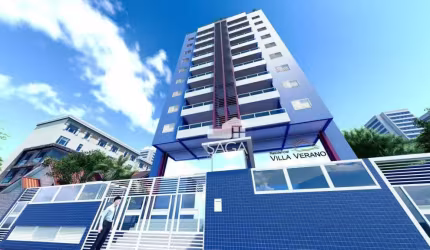 Apenas R$26.910,00 de Entrada! Apartamento com 1 dormitório à venda, 47 m² por R$ 358.860 - Vila Guilhermina - Praia Grande/SP