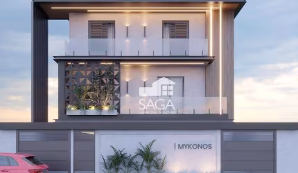 Sobrado Triplex com 2 dormitórios à venda, 92 m² por R$ 700.000 - Vila Guilhermina - Praia Grande/SP