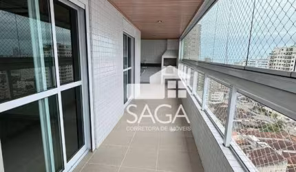 Apartamento com 3 dormitórios à venda, 114 m² por R$ 690.000,00 - Aviação - Praia Grande/SP