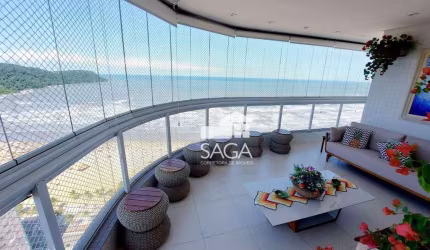 Apartamento com 4 dormitórios à venda, 213 m² por R$ 3.300.000,00 - Canto do Forte - Praia Grande/SP