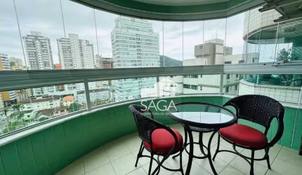 Apartamento com 3 dormitórios à venda, 136 m² por R$ 798.000,00 - Canto do Forte - Praia Grande/SP