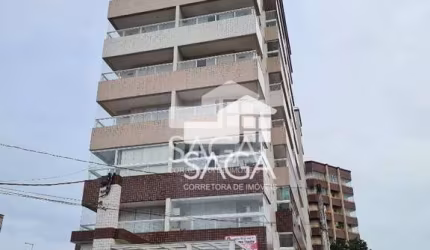 Apartamento com 2 dormitórios à venda, 62 m² por R$ 370.000,00 - Caiçara - Praia Grande/SP