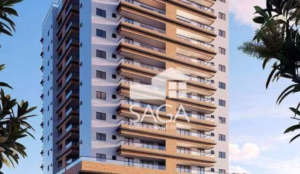 APENAS  59.000 DE ENTRADA! Apartamento com 2 dormitórios à venda, 68 m² por R$ 590.000 - Canto do Forte - Praia Grande/SP