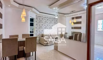 Apartamento com 2 dormitórios à venda, 60 m² por R$ 395.000,00 - Tupi - Praia Grande/SP