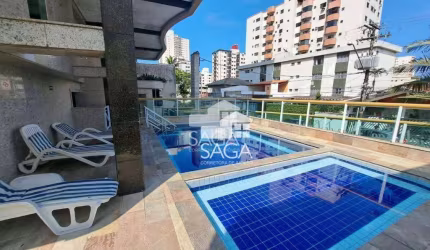 Apartamento com 1 dormitório à venda, 60 m² por R$ 385.000 - Aviação - Praia Grande/SP