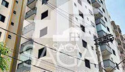 Apartamento com 1 dormitório à venda, 54 m² por R$ 320.000,00 - Aviação - Praia Grande/SP
