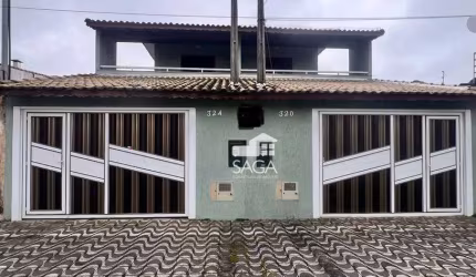 Casa com 2 dormitórios à venda, 132 m² por R$ 440.000 - Maracanã - Praia Grande/SP