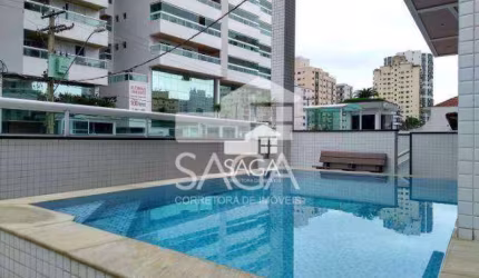 Apartamento com 2 dormitórios à venda, 94 m² por R$ 570.000 - Aviação - Praia Grande/SP