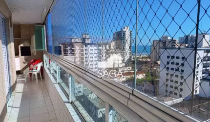 Apartamento com 3 dormitórios à venda, 132 m² por R$ 850.000 - Vila Guilhermina - Praia Grande/SP