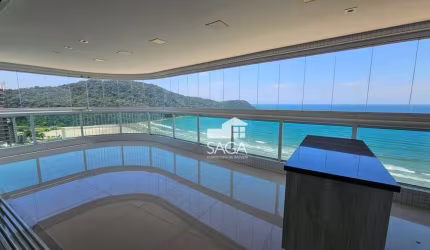 Apartamento com 3 dormitórios para alugar, 200 m² por R$ 18.000,00/mês - Canto do Forte - Praia Grande/SP