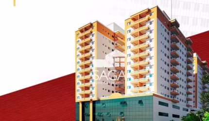 Apartamento com 2 dormitórios à venda, 60 m² por R$ 467.800,00 - Boqueirão - Praia Grande/SP