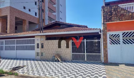Casa com 2 dormitórios para alugar, 110 m² por R$ 3.000,00/mês - Vila Guilhermina - Praia Grande/SP