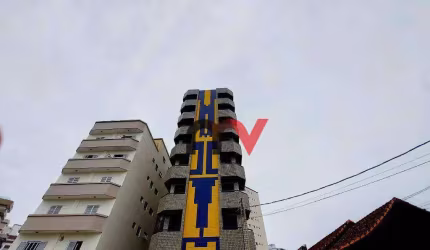 Apartamento com 1 dormitório para alugar, 56 m² por R$ 1.900,02/mês - Tupi - Praia Grande/SP