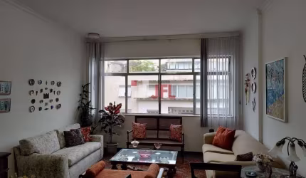 Apartamento 3 quartos com dependência completa  e vaga - 133m² - Laranjeiras - RJ
