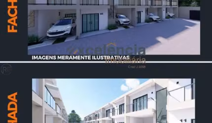Casa duplex com 3 suítes, 124m² de área construída, no Centro de Lauro de Freitas!