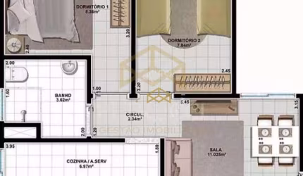 Apartamento Residencial à venda, Residencial São Luis, Francisco Morato - AP5839.