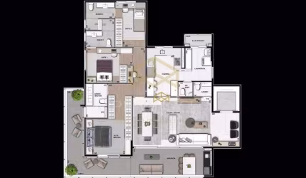 Apartamento Residencial à venda, Cambuí, Campinas - AP7033.