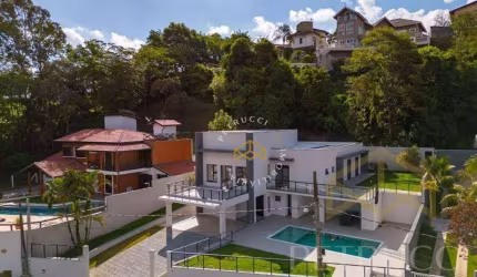 Casa com 4 dormitórios à venda, 400 m² por R$ 4.000.000,00 - Condomínio Estância Marambaia - Vinhedo/SP