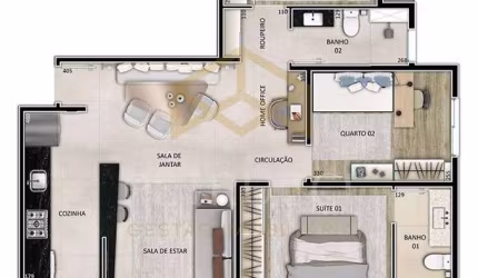 Apartamento Residencial à venda, Jardim Brasil, Campinas - AP4237.