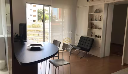 Apartamento com 1 dormitório para alugar, 52 m² - Cambuí - Campinas/SP