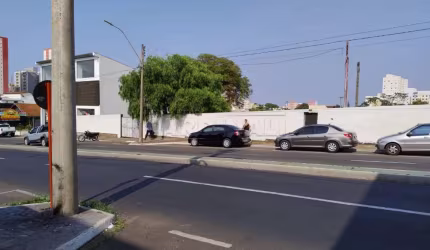 Ótimo terreno murado na Av. São Carlos com saída na episcopal, visibilidade para vários negócios.