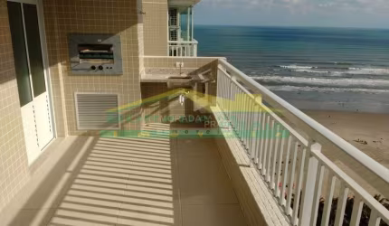 Apartamento VISTA AO MAR na Aviação, 2 Dormitórios, Terraço Gourmet na Imobiliária em Praia Grande.