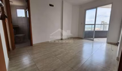 Apartamento na Mirim, 1 dormitório, terraço gourmet, lazer, confira na imobiliária em Praia Grande.