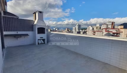 Cobertura DUPLEX e FRENTE AO MAR na Guilhermina, 3 dormitórios, confira em Praia Grande.