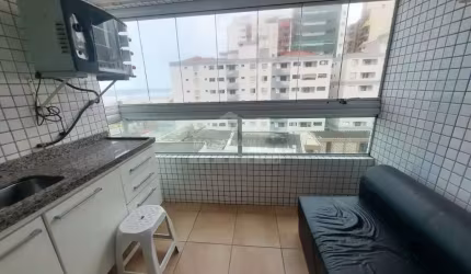 Apartamento VISTA MAR na Aviação, 2 dormitórios, terraço gourmet, só na imobiliária em Praia Grande.