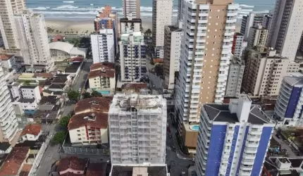 Lindo Apartamento na Aviação com Vista ao Mar, 02 dormitórios, 01 vagas em Praia Grande.