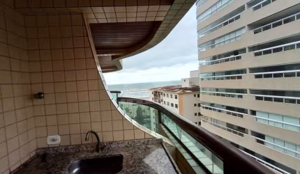 Apartamento na Aviação 2 dormitórios, sacada gourmet, lazer, confira na imobiliária em Praia Grande.