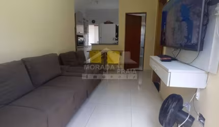 Apartamento na Aviação, 2 Dormitórios, Sacada, Lazer, Só na Imobiliária em Praia Grande.