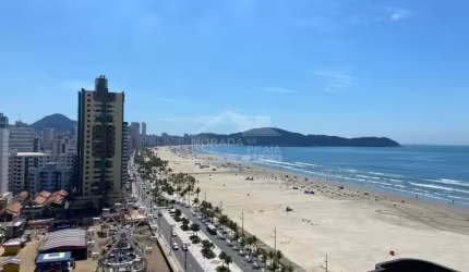 Apartamento de FRENTE AO MAR na Aviação, 3 suítes, terraço gourmet, lazer, confira em Praia Grande.