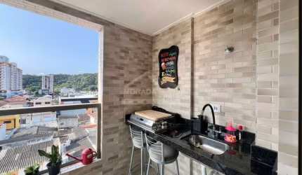 Apartamento no Boqueirão, 2 dormitórios, lazer emPraia Grande - SP.