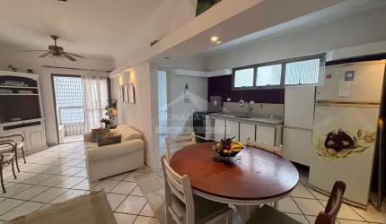 Apartamento mobiliado no Canto do Forte só na imobiliária em Praia Grande.