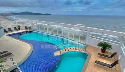Apartamento de FRENTE MAR no Aviação, 2 Suítes, Terraço Gourmet, 2 Vagas, Lazer, Só em Praia Grande.