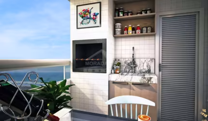 Apartamento de 2 dorms. (1 suíte) no Maracanã . Confira na Imobiliária em Praia Grande.