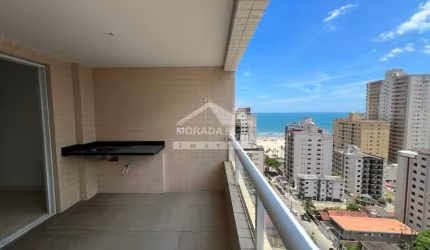 Apartamento NOVINHO na Aviação, 2 suítes, terraço gourmet, 2 vagas, confira em Praia Grande.