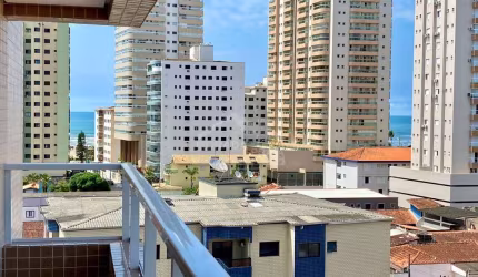 Apartamento NOVINHO na Aviação de 2 dormitórios, 2 vagas, lazer, confira em Praia Grande.