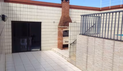 COBERTURA na Vila Guilhermina, 3 dormitórios, piscina, confira na imobiliária em Praia Grande.