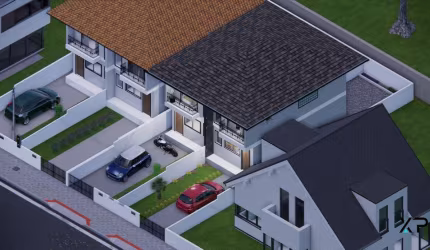 Casa a venda com 2 quartos sendo 2 suítes, 1 banheiro e 1 vaga de garagem