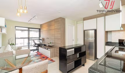 Apartamento com 1 dormitório para alugar, 47 m² por R$ 3.724,09/mês - Vila Izabel - Curitiba/PR